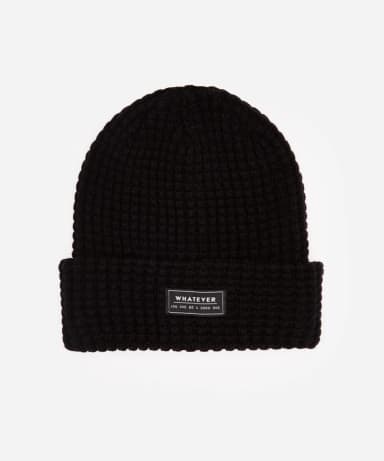 gorro masculino texturizado preto