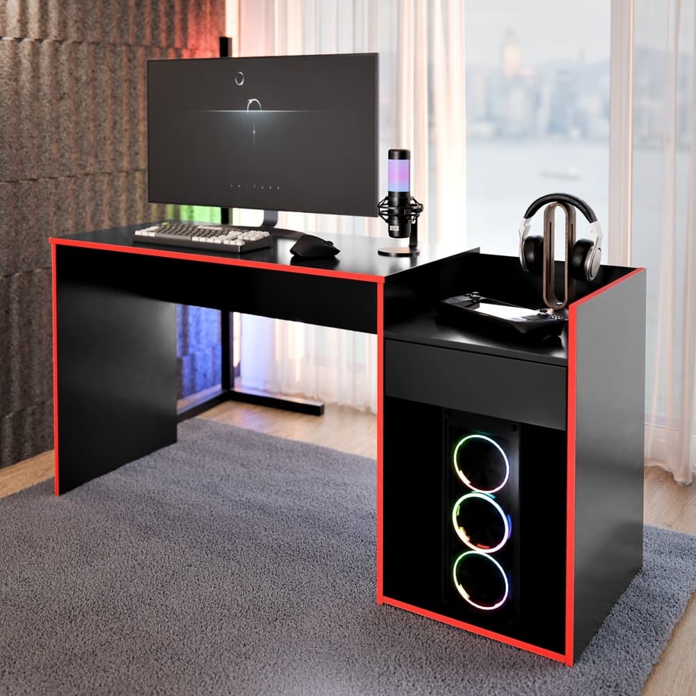 Escrivaninha Mesa Gamer Eros Para Computador