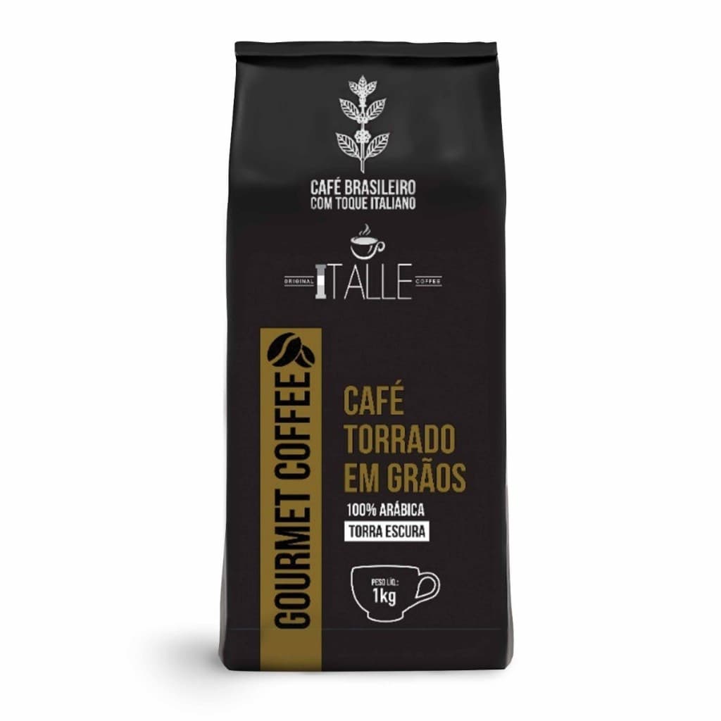 Café Torrado Arábica Em Grãos 1kg Gourmet Torra Escura