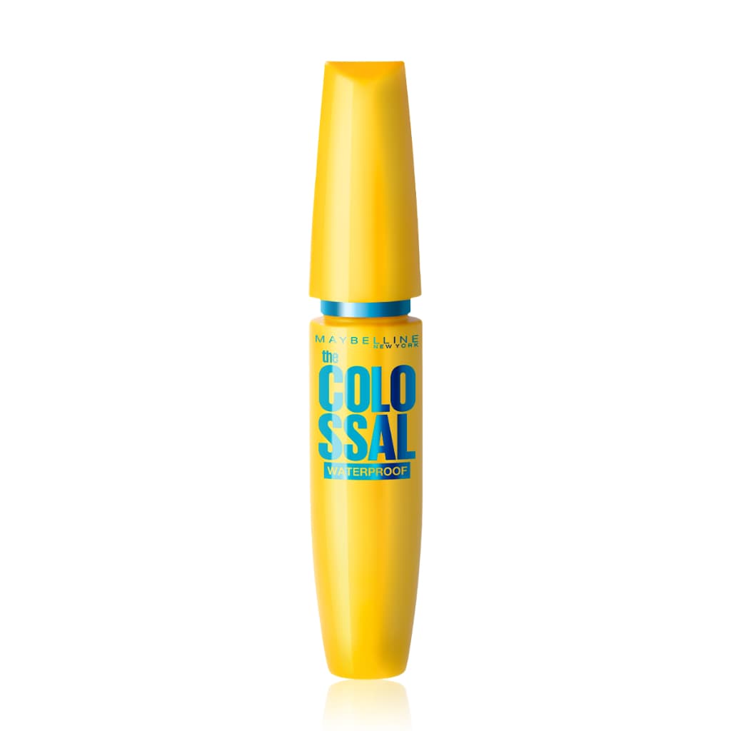 Máscara de Cílios À Prova d'Água Longa Duração 9x Mais Volume Cor Preto, The Colossal Volum' Express Maybelline NY, 8ml