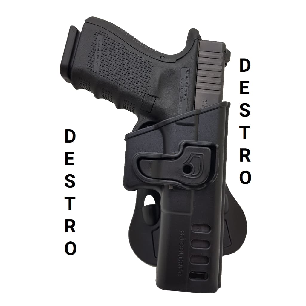 Coldre Polímero EXTERNO OSTENSIVO Pistola Glock G22 G23 G20 G21