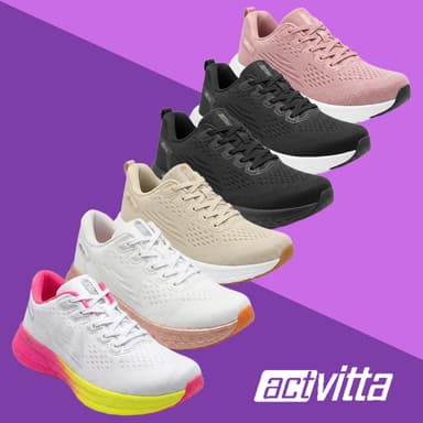 Tênis Feminino Actvitta Gaspea Loc Esportivo Confortável Tenis para Academia Caminhada Original