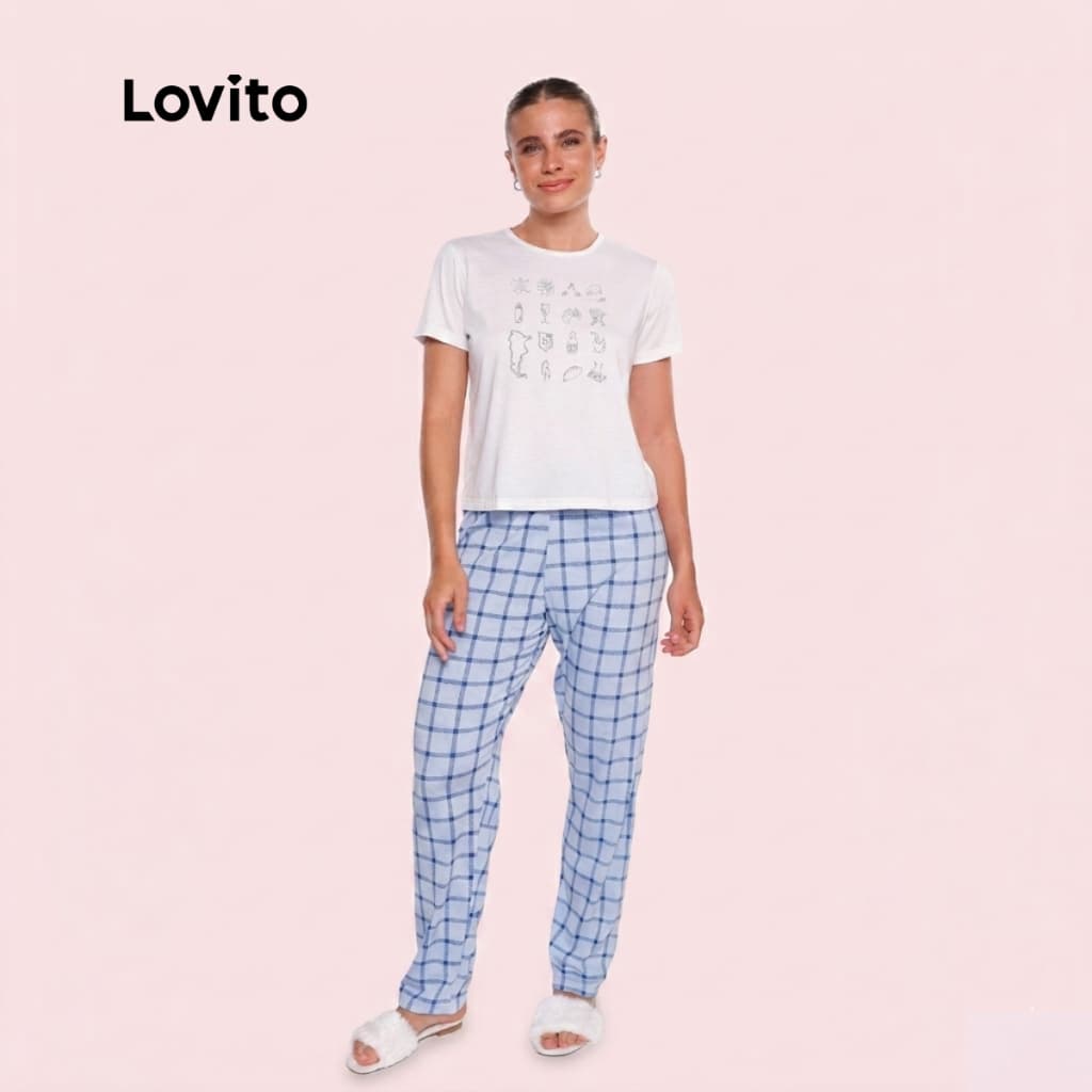 Lovito Conjunto de Pijama Calça Comprida Argentina PJB17241757