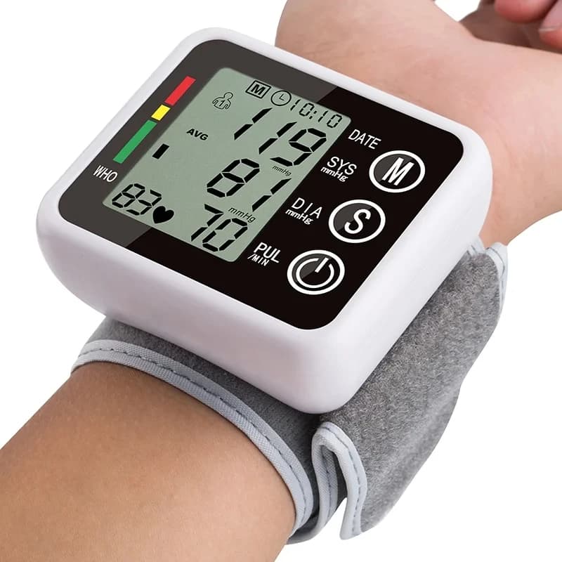 Medidor Pressão Digital De Pulso Com Voz Monitor Inteligente Aparelho De Pressão