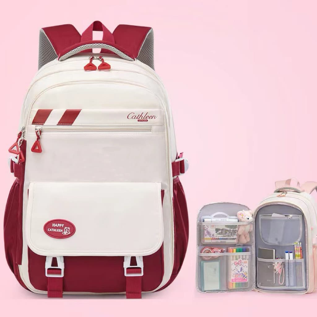 Mochila Escolar De Grande Capacidade Para Estudante Feminina lmpermeável