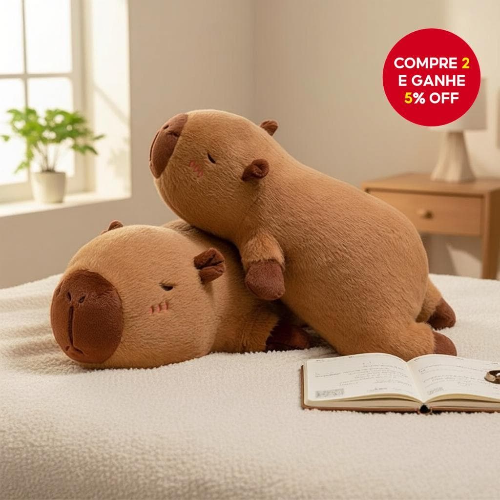 Almofada longa de capivara macia, 50-70cm, confortável para gestantes e viagens, boneca de pelúcia grande para meninas
