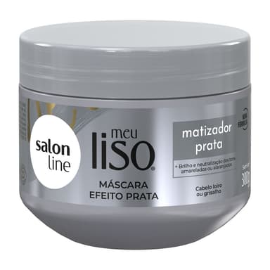 *Máscara Meu Liso Matizador Prata Salon Line 300g*