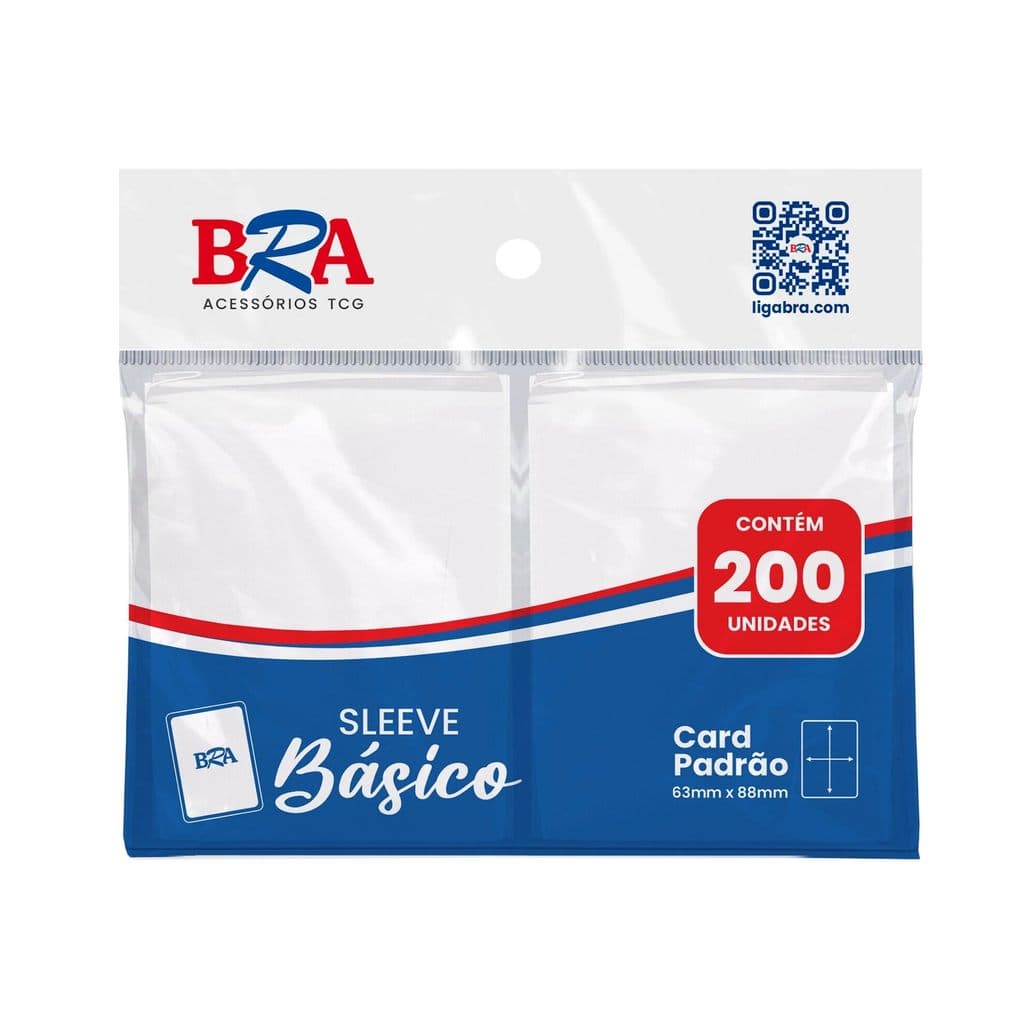 Sleeve Básico Transparente 200 unidades BRA