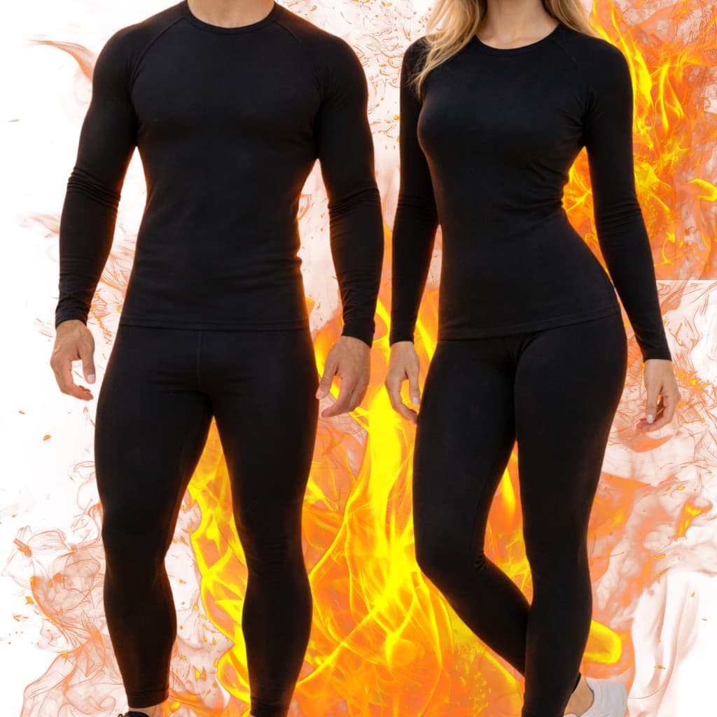 Roupa Segunda Pele Térmica Flanelado Frio Intenso Preto Proteção Uv Masculino Feminino Unissex