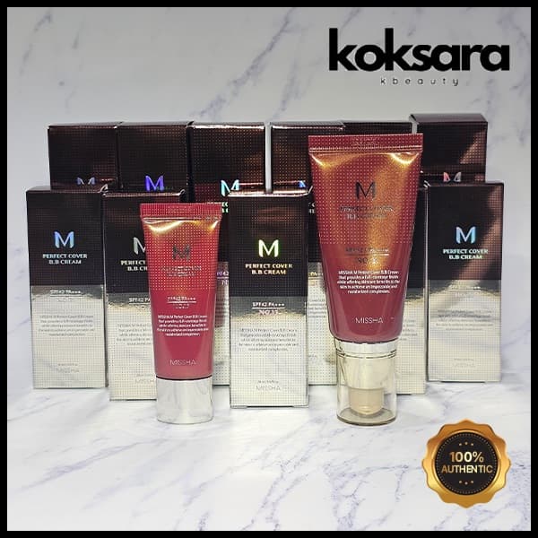 *MISSHA M Perfect Cover BB Cream SPF42 PA+++ 20ml / 50ml | Embalagem em Renovação*