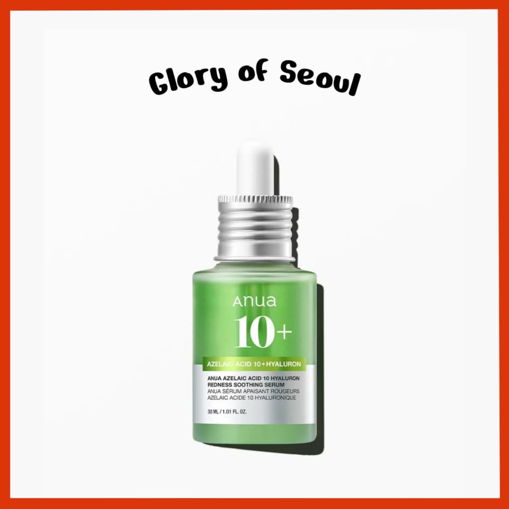ANUA Azelaic Acid 10 Hyaluron Redness Soothing Serum, 30mL