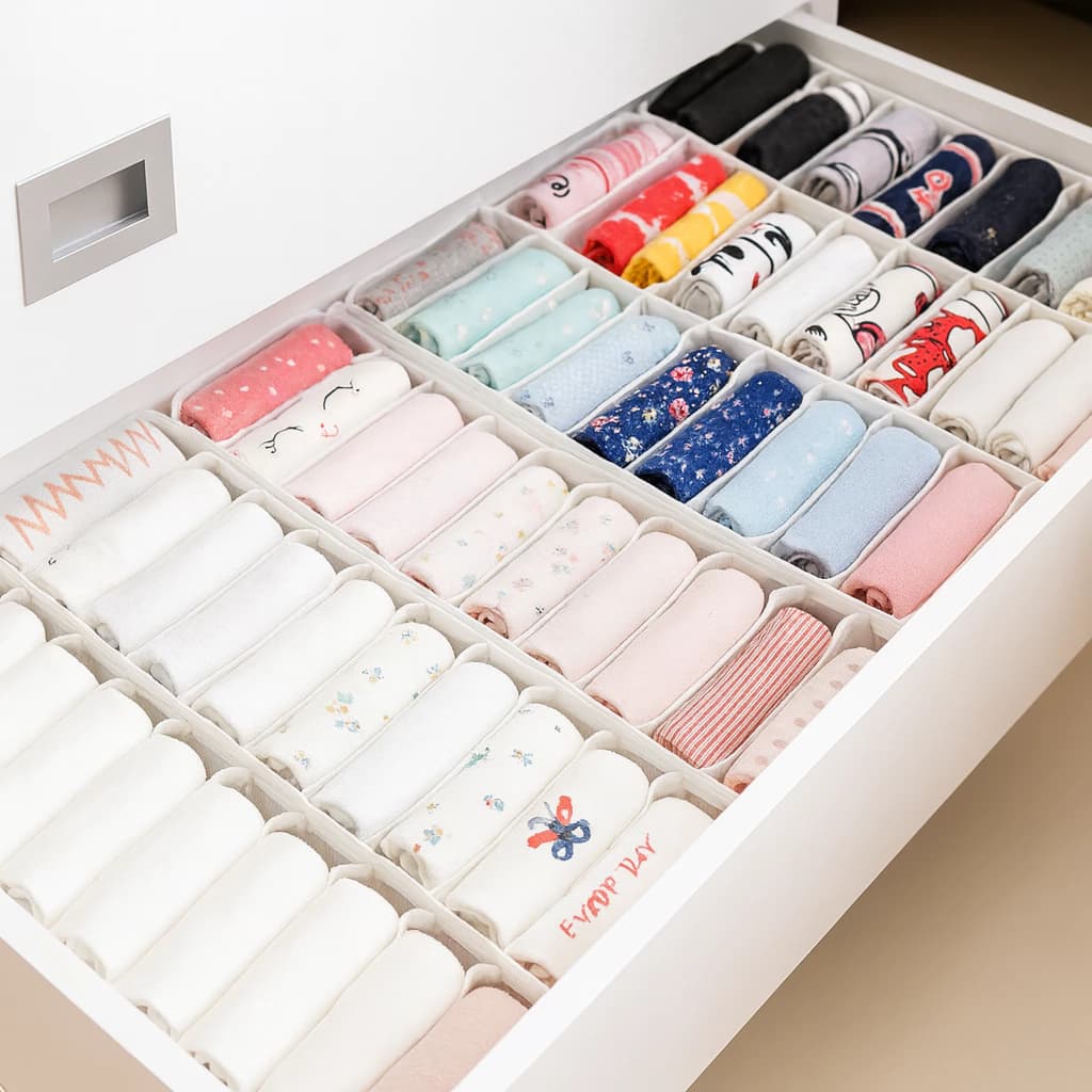 Kit Colmeia Organizadora de gavetas Tamanhos P/M/G/GG - Kit com 10, 2, 3 e 5 unidades - OrganizaluxVer produto