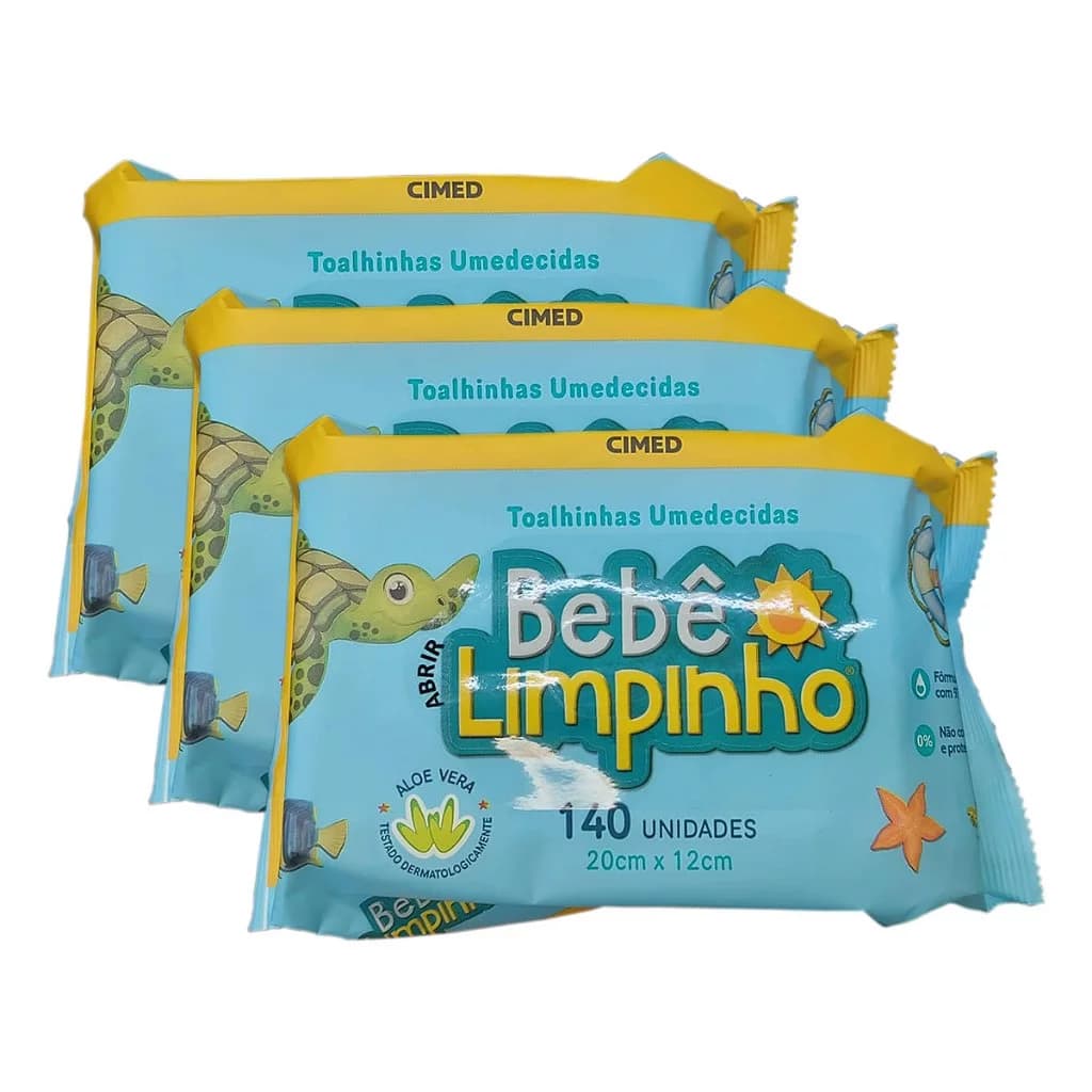 kit 420 Toalhas Umedecidas Bebê LimpinhoVer produto