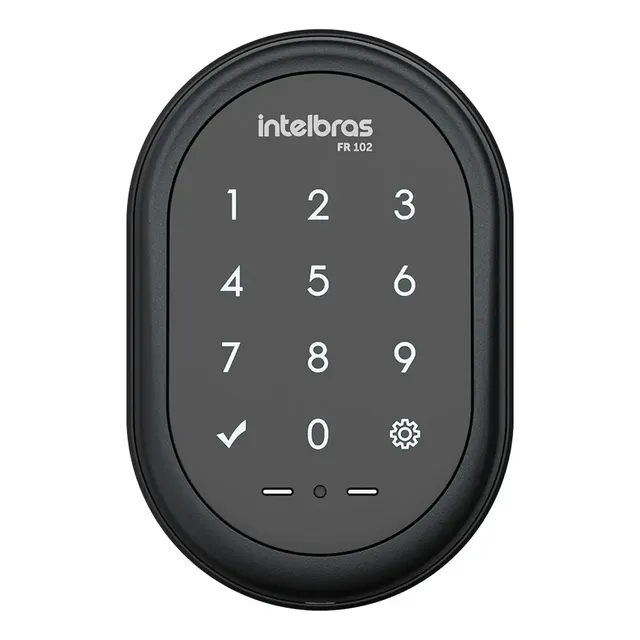 Fechadura Digital De Sobrepor Preto Intelbras (FR 102)