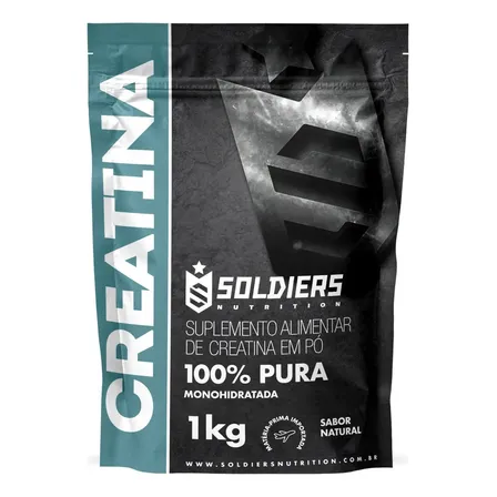 Creatina Soldiers Nutrition em pó Sem sabor x 1kg