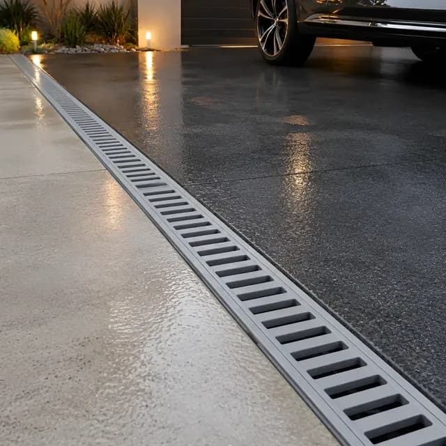 Grelha Para Ralo Linear 10x100cm Com Caixilho - Para Quintal
