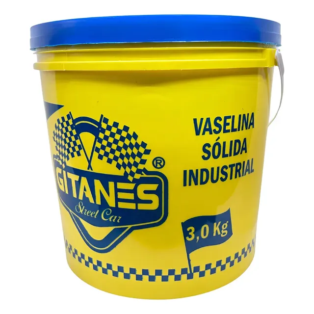 Vaselina Sólida Branca Automotiva Industrial 3kg Gitanes