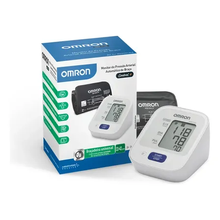 Monitor De Pressão Arterial De Braço Comfort Hem-7122 Omron Cor Branco