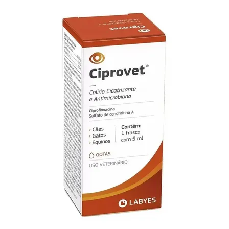 Colírio Ciprovet Labyes 5ml