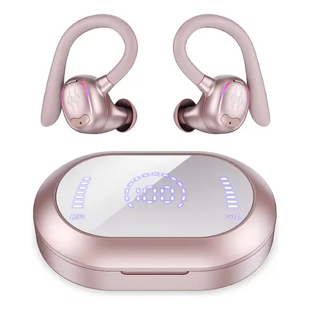 Fone de Ouvido Mertto Sem Fio YYK-635 Rosa Com Bluetooth 5.3 e Microfone