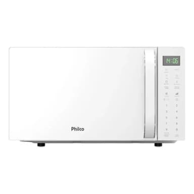 Micro-ondas Philco 20l Branco Pintura Limpa Fácil 1100w Pmo24b 127v