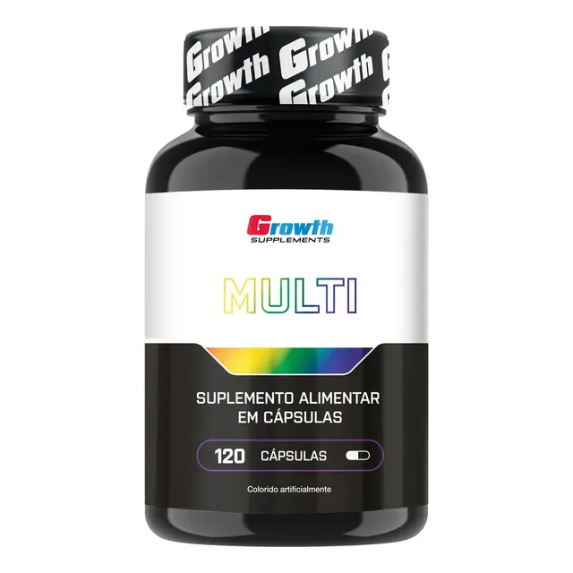 Multivitamínico 120 Cáps. Growth Supplements - Sabor Neutro (Nova Fórmula)