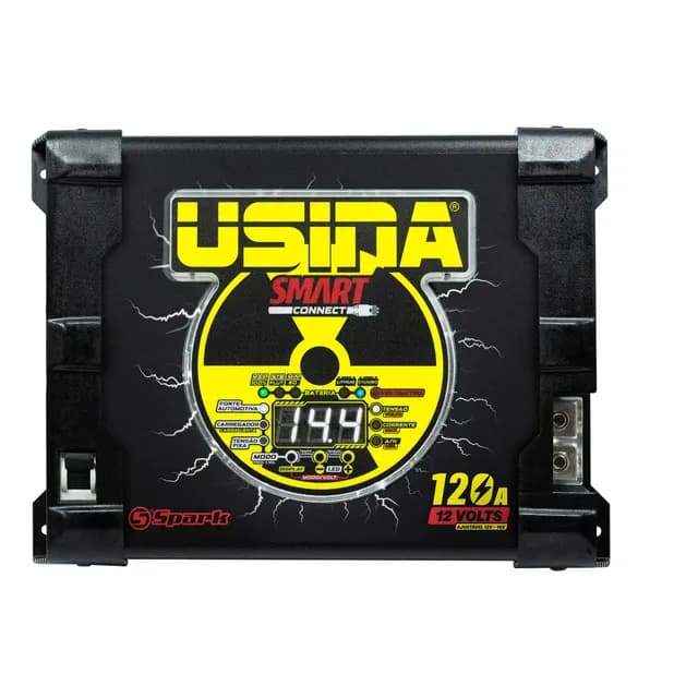 Fonte Carregador Usina Smart Connect 120A Bivolt