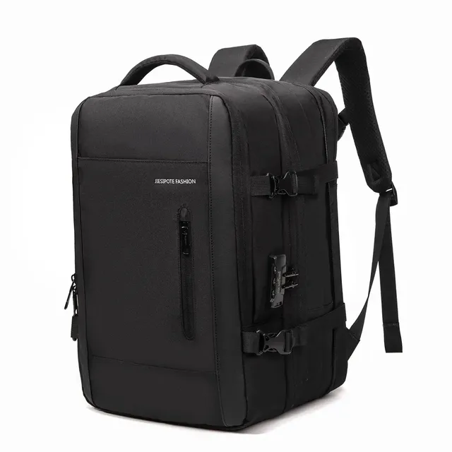 Mochila Para Notebook Impermeável com Porta USB e Senha Para Homem