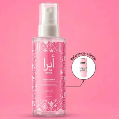*Body Splash Feminino Árabe Ayra 100ml*