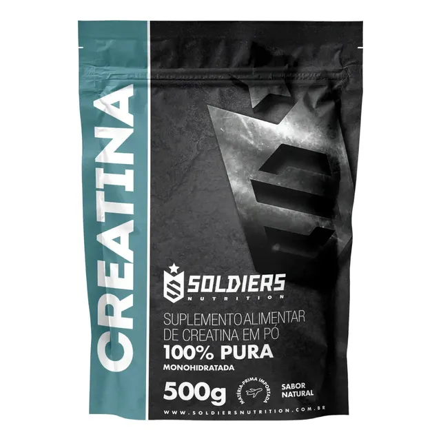 Creatina Soldiers Nutrition Em Pó Sem Sabor X 500g*