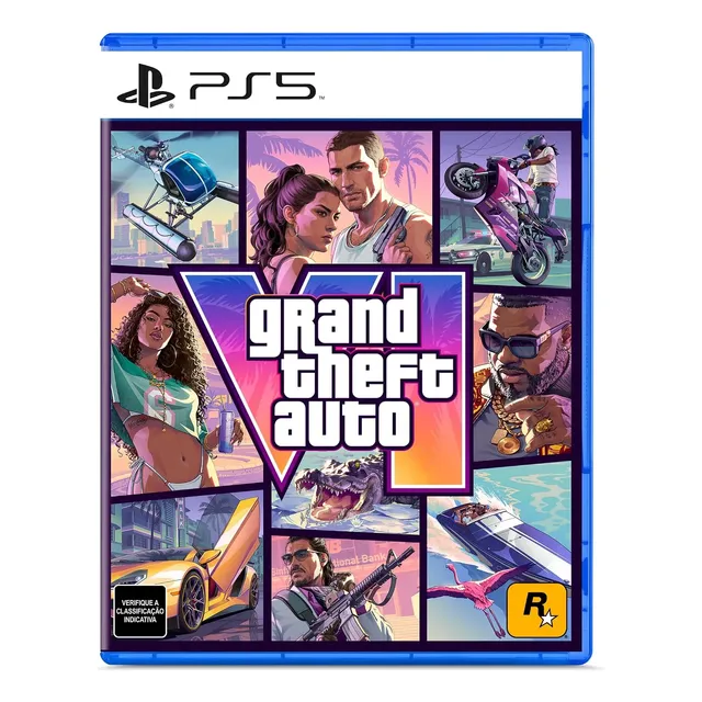 Gta Vi - Playstation 5 Versão Standard Nacional Br