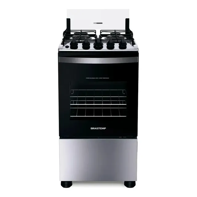 *Fogão Brastemp 4 Bocas Inox* Mais praticidade para preparar suas receitas, com um design moderno que deixa sua cozinha ainda mais bonita! 🍳✨ *POR R$ 1.077,00* ou 10x de R$125,99