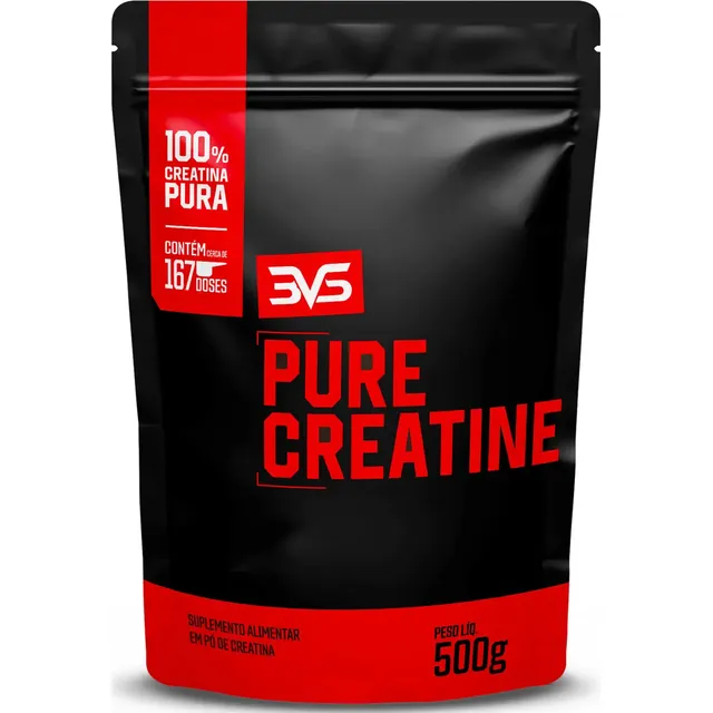 Creatina Monohidratada 500g 100% Pura 3VS Nutrition