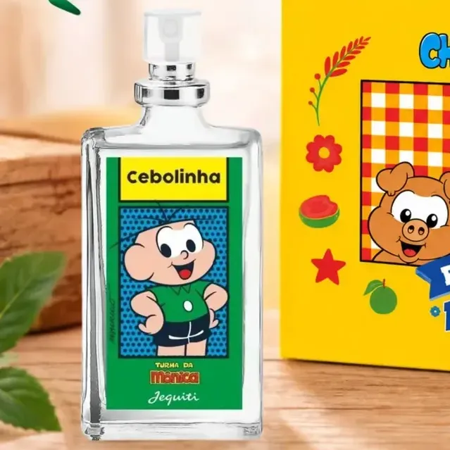 Kit Perfume Cebolinha + Estojo De Sabonetes Chico Bento