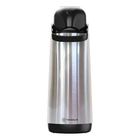 Garrafa Térmica Lúmina Inox 1.8l Termolar Cinza Prateado