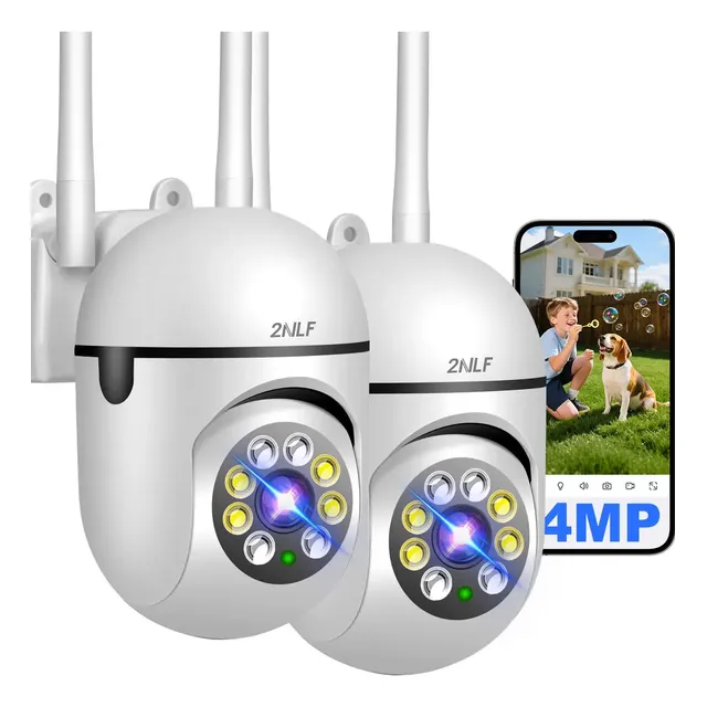 *SUA CASA SEMPRE VIGIADA* 👀 Kit 2 Câmera de Segurança WiFi 4MP Ultra HD 360° Visão Noturna em Cores De: 339 | Por: R$122 👑 *⚠️ cupom: TEMAQUI* Link: