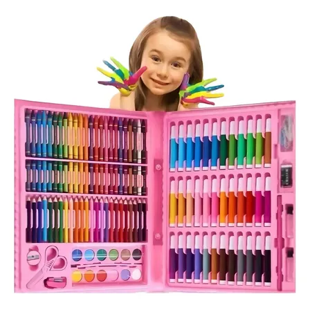 Maleta Pintura 150 Peças Mundo dos Unicórnios