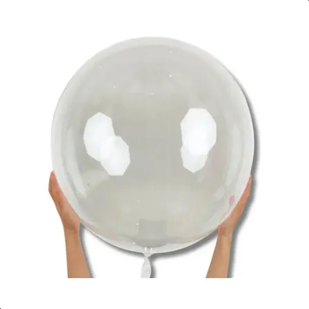 Kit 50 Balões Bolha Transparentes 24 (60cm) Premium Festglam Bexiga Bolha Translúcida Grande Para Festa Casamento E Aniversário Balões Bubble Transparentes Decoração Festiva Alta Qualidade 50 Unidades