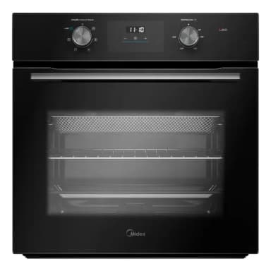 Forno Eletrico De Embutir 68l Digital Com Air Fryer Midea Preto TSD62 Grill Conveccao Timer Touch Painel Cesto Airfryer 220V Assar Fritar Sem Oleo Multifuncional Cozinha Espacoso 60cm Silencioso 1875W
