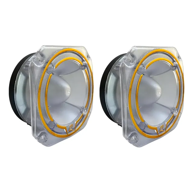 Par De Tweeters Automotivos Zetta Z1 Audio Stz180 180w Dourado