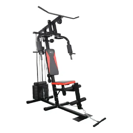 Estação De Musculação De 45kg Wct Fitness Cor da estrutura Preto Cor do estofamento Preto e vermelho