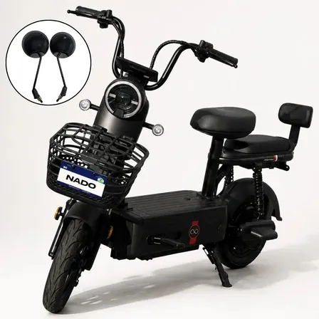 Bicicleta Elétrica Scooter NADO C2 1000W com Autonomia de 60km e Bateria Removível
