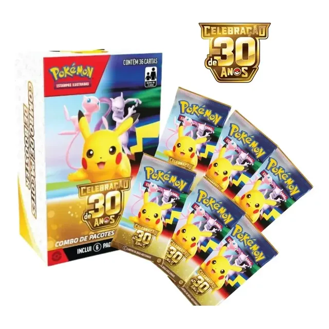 Combo De Booster Pokémon - Celebração 30 Anos Copag Português