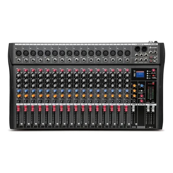 Mesa de Som Profissional 16 Canais Vedo Bluetooth USB Phantom Power