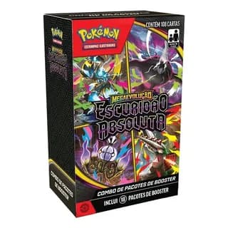 Cartas Pokémon TCG Booster Coleção Escuridão Absoluta 108 Cards Copag