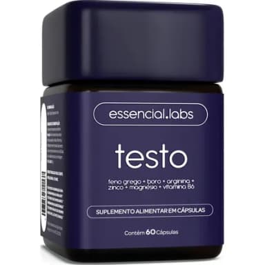 Fórmula Exclusiva com Feno Grego + Boro + Arginina + ZMA + Vitamina B6 - 60 cápsulas