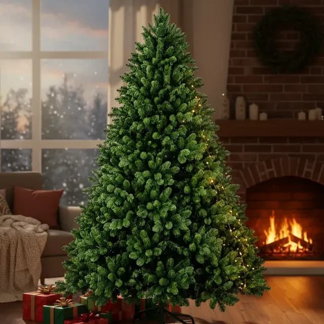 Árvore De Natal 2,10m Verde Tradicional 1800 Galhos Pinheiro Verde