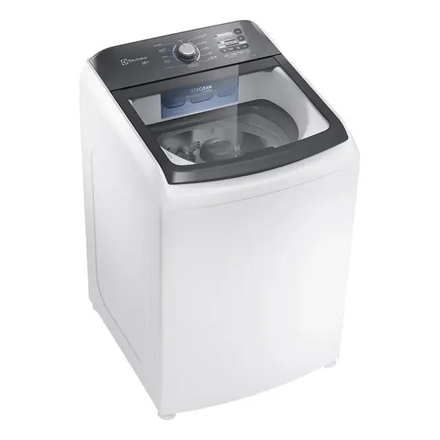 Máquina De Lavar Electrolux 18kg Inox Lee18 Automática 220v Branco