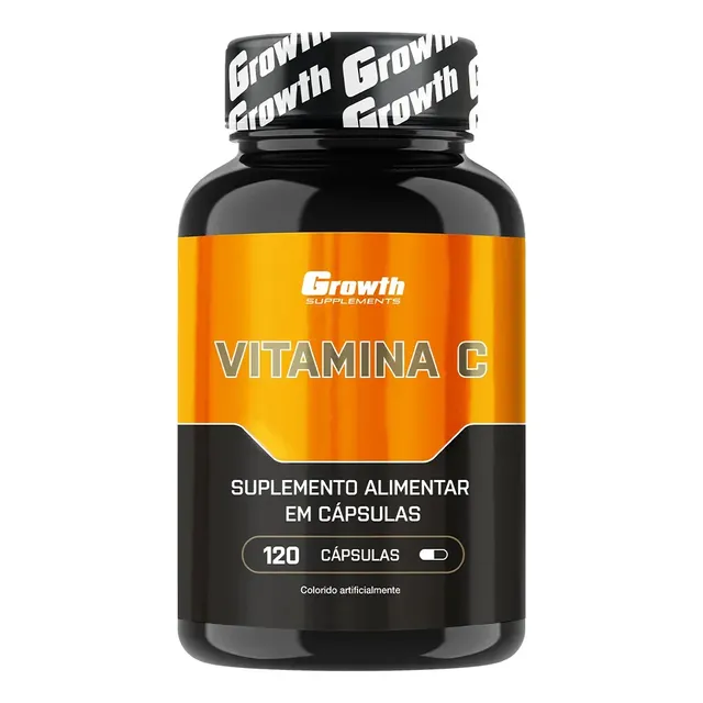 Vitamina C 120 Cápsulas Growth Supplements*