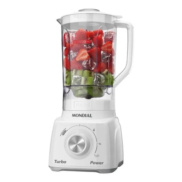 Liquidificador Turbo Power Mondial 550W L-99 WG